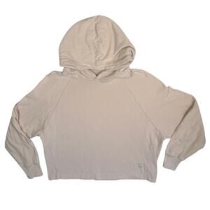 Vuori Sunnyside Hoodie Long Sleeve Boxy Minimalist Pink Cream XS